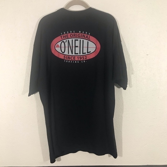 O’Neill Black Screen Print Short Sleeve T-Shirt             size XXL - Picture 1 of 6